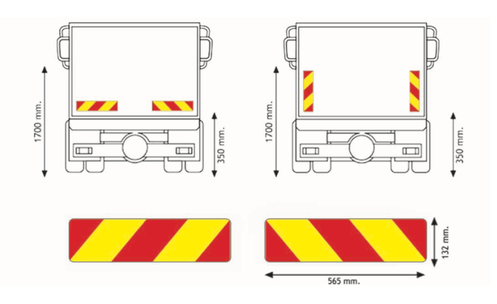 Знак "Длинномер" для грузовика (комплект из 2 шт.)